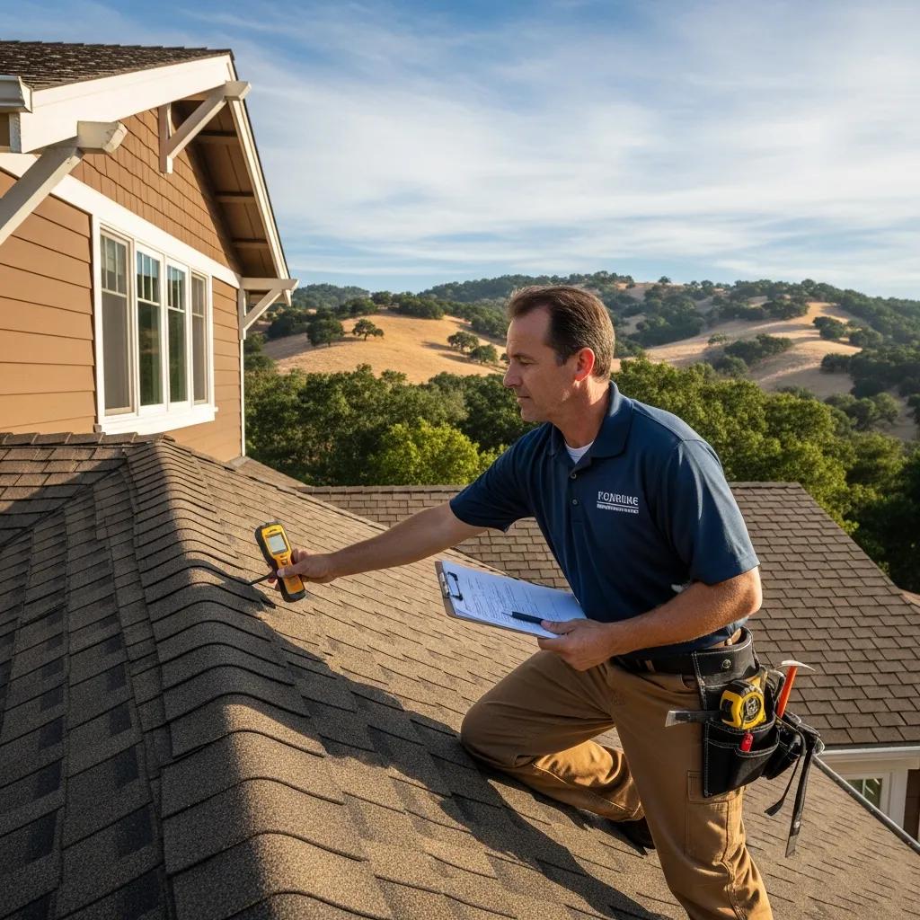 Professional roof inspection in Northern California emphasizing maintenance benefits